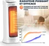 Radiateur soufflant céramique 2000W blanc 4 modes 15-40°C Voir les images du produit 3
