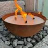 Schwabenfire XXL Outdoorkerze mit Dauerdocht in Edelrost Produktbild-Vorschau 6