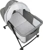 Berceau avec moustiquaire et roues Lit d'appoint Pliable Voir les images du produit 9