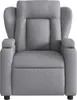 vidaXL Massage-Relaxsessel, hellgrauer Stoff Produktbild-Vorschau 6