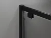 Mexen Exo porte de douche battante 85 cm, transparent, noir Voir les images du produit 5