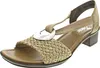 Rieker Damen Sandale Sandalette Karree Bastoptik Stretch Produktbild-Vorschau 28