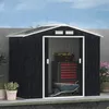 Aga Domek ogrodowy 213x130x185 cm Czarny Podgląd zdjęcia produktu 2