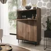 Kommode mit Bar Nero KB90, Stilvoll Highboard, Produktbild-Vorschau 3