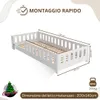 Crazy Pine Letto per Bambini 140x200 cm – Letto Montessori Anteprima dell’immagine prodotto 2