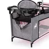 Viaclôžková posteľ pre bábiky do 46 cm sivá s jednorožcom Náhľad obrázku produktu 6