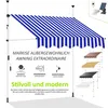 Markiza balkonowa Markiza zaciskowa 150-400cm LED Balkon Podgląd zdjęcia produktu 5