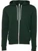 Canvas 3739 | Uni Zip-Up Poly-Baumwolle Fleece Hoodie - Produktbild-Vorschau 1
