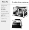 tectake® podwójna skrzynia transportowa dla psów z pochyłą Podgląd zdjęcia produktu 5