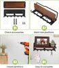 Schlüsselbrett Holz mit Ablage, Schlüsselablage Wand mit 7 Produktbild-Vorschau 6