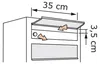 Briefkastenanlage Cube for Four in Edelstahl Produktbild-Vorschau 6