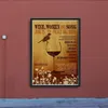 Poster - Canvas - Leinwand - 42 cm x 59,4 cm - Wein, Weib Produktbild-Vorschau 1
