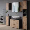 Mobile a specchio per bagno Vicco Irma Antracite/Rovere Anteprima dell’immagine prodotto 4