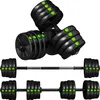 2-in-1 Hantel-Set, Lang- & Kurzhantel, 30 kg, rutschfest, Produktbild-Vorschau 1