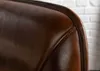 MASSIVMOEBEL24 Barstuhl Echtleder 50x59x106 braun IRON Produktbild-Vorschau 4
