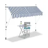Bc-elec - HHYVA2512-Bluewhite Tenda a scomparsa manuale per Anteprima dell’immagine prodotto 1