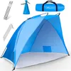 TRESKO Tente de plage Pop Up Protection solaire Protection Voir les images du produit 4