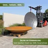 CLGarden Feuerschale XXXL Cortenstahl 200 cm Durchmesser 2 Produktbild-Vorschau 8