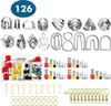 A collection of polymer clay cutters, tools, and earring findings. Náhled obrázku produktu