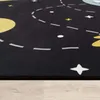 Teppich Kinderzimmer Kinderteppich Rutschfest Rakete Planet Produktbild-Vorschau 9