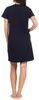 Damen 2er Pack kurzarm Nachthemd Schlafshirt mit Herz Motiv Produktbild-Vorschau 3