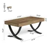 Tribesigns Couchtisch Holz, moderner Wohnzimmertisch Produktbild-Vorschau 2