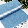 Ręcznik hammam w pasy 100% naturalna bawełna YEYE Antracyt Podgląd zdjęcia produktu 5