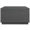 The Living Store Couchtisch Grau 80x80x45 cm Massivholz Produktbild-Vorschau 8