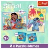 Trefl Puzzle 2in1 + Memo Giorno delle Nozze Lilo & Stitch Anteprima dell’immagine prodotto 6