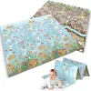 Vzdelávacia skladacia penová podložka 200 x 180 x 1 cm Náhľad obrázku produktu 10