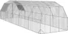 vidaXL Hühnerstall mit Dach 2,5x10x2,25 m Verzinkter Stahl Produktbild-Vorschau 4