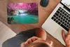 MuchoWow® Mauspad Mousepad Wasserfall - Baum - Rosa - Natur Produktbild-Vorschau 3