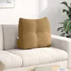 vidaXL Coussin de dossier brun 60 x 24 x 50 cm velours Voir les images du produit 2