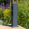 Steckdosensäule 4-fach IP44 Anthrazit 250V/ 16A 13x13x40cm Produktbild-Vorschau 17