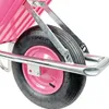 Matrix Schubkarre 100l 250kg Luftrad Kunststoffwanne Pink Produktbild-Vorschau 5