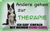 vianmo Blechschild 20x30 cm ich geh' mit meinem Hund Gassi Produktbild-Vorschau 1