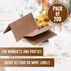 BELLE VOUS 200er Pack Kraftpapier Karten - Tisch Produktbild-Vorschau 10