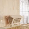 vidaXL Heuraufe für Kaninchen 44x33x33 cm Massivholz Tanne Produktbild-Vorschau 2