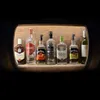 Bar à LED suspendu en bois avec étagère secrète cachée sous Voir les images du produit 6