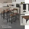 TecTake 404306, Holz, 4 Sitz(e) Produktbild-Vorschau 3