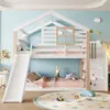 okwish Etagenbett 90×200 Bettgestell ohne Produktbild-Vorschau 2