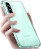 A hand holding a clear phone case with a Samsung phone inside. Podgląd zdjęcia produktu
