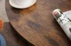 Runder Couchtisch „ELLA“, brauner Industrietisch 60 cm Produktbild-Vorschau 4