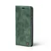 A green flip phone case is shown against a white background. Produktbild-Vorschau
