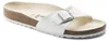 Birkenstock Madrid Damen-Pantoletten in Weiß – weite Produktbild-Vorschau 1