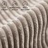 Sitzsack Sessel mit Hocker für Erwachsene, Flauschiger Cord Produktbild-Vorschau 2
