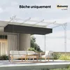 Outsunny Toile de toit pour pergola tonnelle rétractable de Voir les images du produit 9