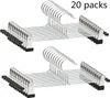 Kleiderbügel 20 xHosenbügel Klammerbügel Kleiderbügel Produktbild-Vorschau 1
