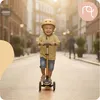 Driewieler balansfiets voor kinderen met zitting, Productafbeelding-voorbeeld 14