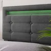 Letto imbottito Sweiko Struttura del letto con Anteprima dell’immagine prodotto 9